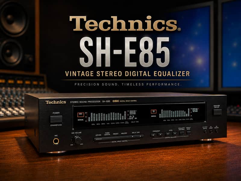 Technics SH-E85 🌈RaRe🌈 Vintage Stereo Graphic Digital Equalizer image 1