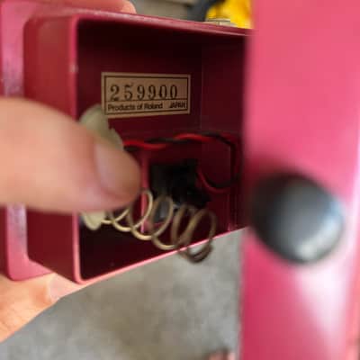 Rare Boss DM-2 1982 - Pink - Delay Pedal Made in Japan Black Label - MN3205 Chip image 4