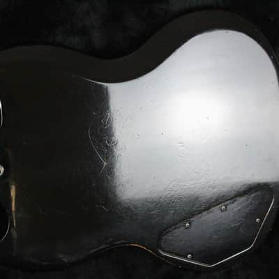 2001 Gibson SG TONY IOMMI Ebony Black in Original Case ~Killer Doom METAL RELIC~ Crosses Black Sabbath Very RARE image 6