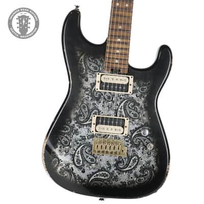 New Jackson Custom Shop Thunder Mod Brass Trem San Dimas Nitro Relic Black Paisley TRG Exclusive