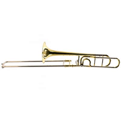 Jupiter JTB1150FOQ Intermediate Bb/F Tenor Trombone in Clear Lacquer SN FB00774 image 7