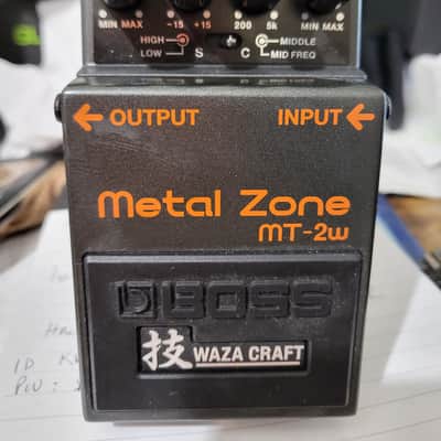 Boss MT-2W Metal Zone Waza Craft 2018 - Present - Black