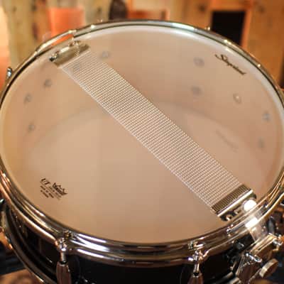 Slingerland 5.5x14 Studio King Del Norte Black Lacquer Snare Drum image 5