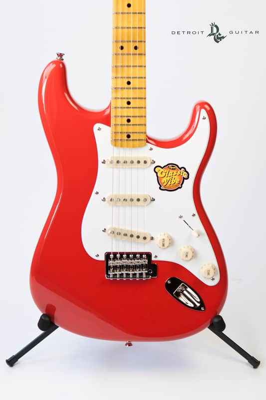 Brand New Squier Classic Vibe '50s Stratocaster Fiesta Red image 1