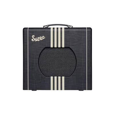Supro Delta King 10 1x10-inch 5-watt Tube Combo Amp - Black and Cream image 1