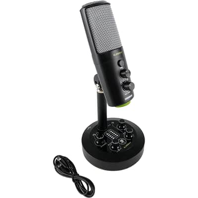 Mackie CHROMIUM Premium USB Condenser Microphone with Built-in 2-Channel Mixer image 6