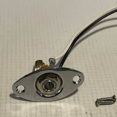 MIM Charvel Pro Mod San Dimas Guitars Chrome Factory Football Input Jack image 2
