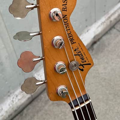 Fender Nate Mendel Artist Series Signature Precision Bass Road Worn P Bass Candy Apple Red image 4