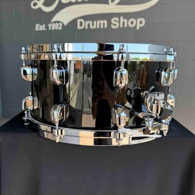 TAMA Starclassic Walnut/Birch 6.5x14 Snare Drum in Piano Black Gloss Lacquer image 3