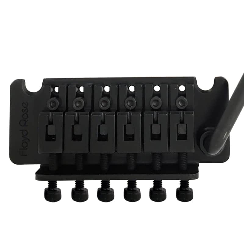 Authentic Floyd Rose Non-Fine Tuner Tremolo System - Satin Black image 1