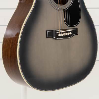 Martin OM-45 John Mayer Signature 20th Anniversary Grand Auditorium Acoustic Guitar, Solid Spruce Top, Platinum Gray Burst image 18