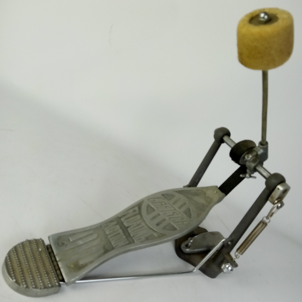 Gretsch Floating Action Bass Drum Pedal Vintage 60s Round Badge Era OG +Beater* — main photograph