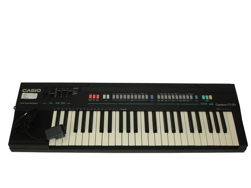 Vintage Casio Casiotone CT-370 49-Key Keyboard image 1