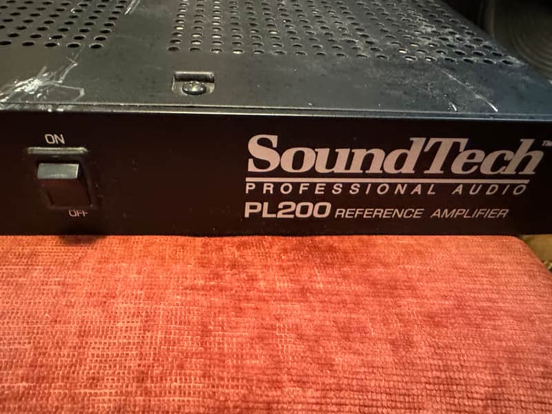 Soundtech Pl200 reference amplifierv - Black image 1