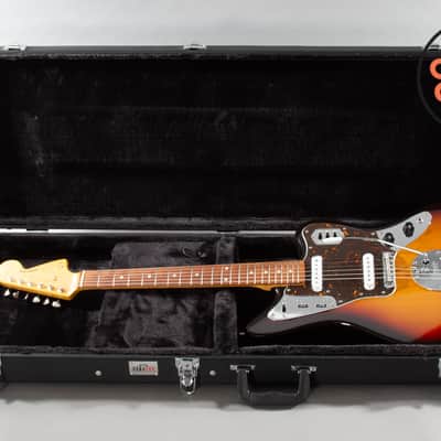 2013 Fender Japan MIJ JG66 ’62 Reissue Jaguar 3-Tone Sunburst w/ Hard-Shell Case image 2