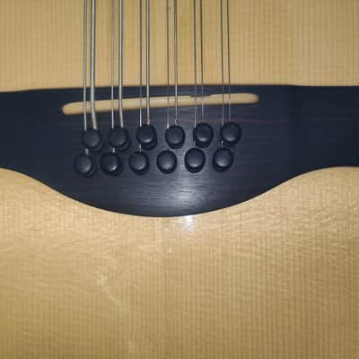 Yamaha LL16-12 Jumbo Acoustic Guitar Natural image 12