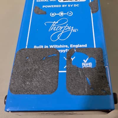 ThorpyFX Peacekeeper V2 Low-Gain Overdrive 2024 - Silver/Blue/White image 8