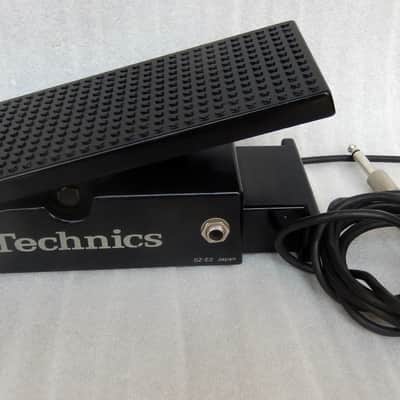 Technics SZ-E2 volume expression control pedal 1990's black image 1