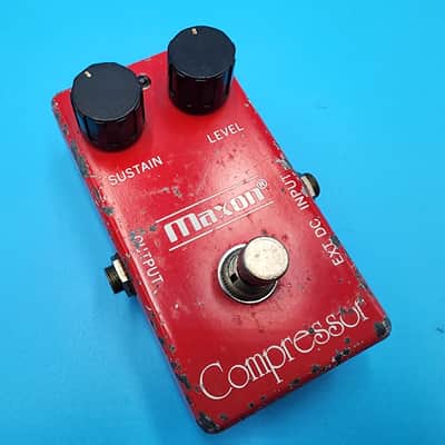 Vintage 80s Maxon Compressor CP-101 Guitar Effect Pedal Bass Sustain CP101 Photo image 6