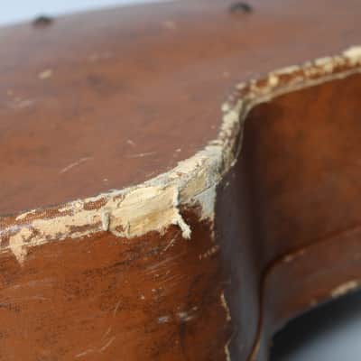 40s/50s Lifton Archtop Brown Hardcase Pink Interior image 8