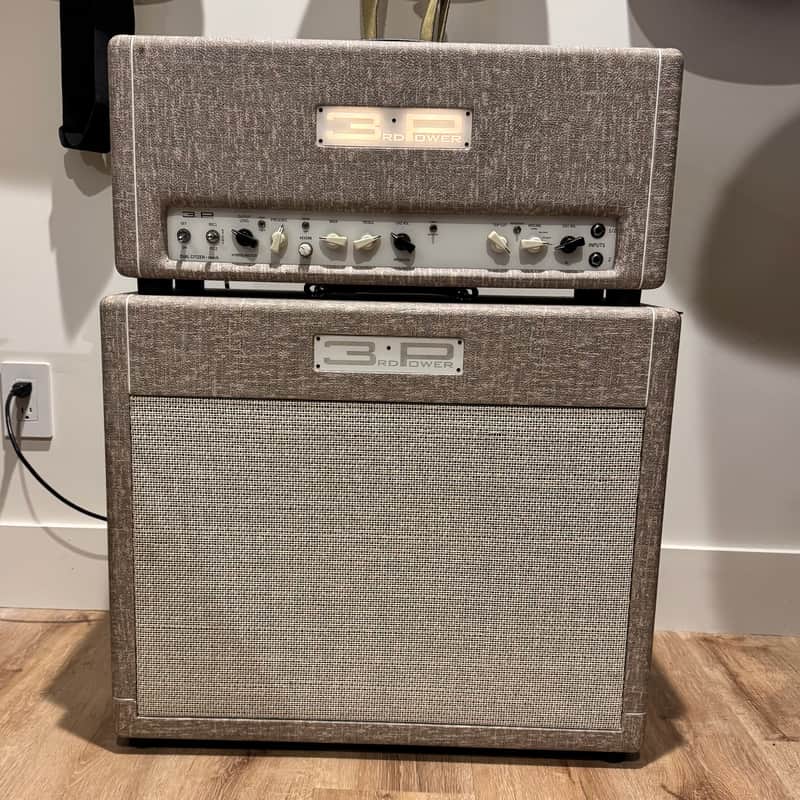 3rd Power Dual citizen Reverb and 1x12 Cabinet Vox Fawn image 1