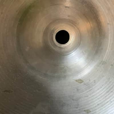 Zildjian VINTAGE 1960's A. Zildjian 14" "Medium" Hi-Hat Cymbals 1960's - Zildjian Cymbal Alloy image 8