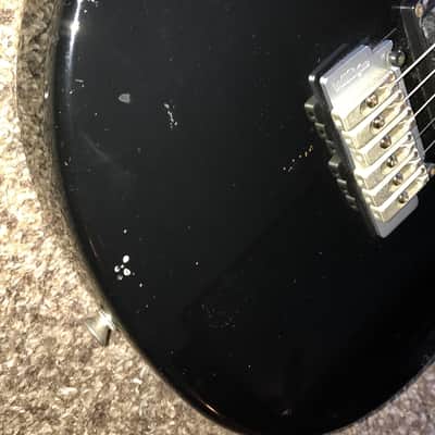 1996 Jackson JJ junior  electric guitar made in Japan wilkenson tremelo Black image 4