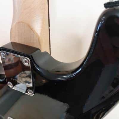 1995 Made in Korea Squier Squier Stratocaster - Black image 18