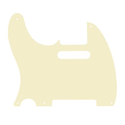 Vintage Original '51–'59 5-Hole Tele Pickguard 1.5mm/0.059inch Thickness Straight Edge 1 Ply Tele Scratch Plate for USA/Mexican Vintage Style Fender Tele Telecaster JT/HB-19 Cream image 4
