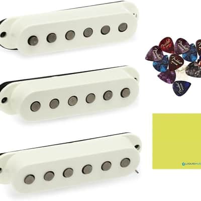 Fender Deluxe Drive Stratocaster® Pickup Set Bundle w/Fender Picks and Liquid Audio Polishing Cloth image 1