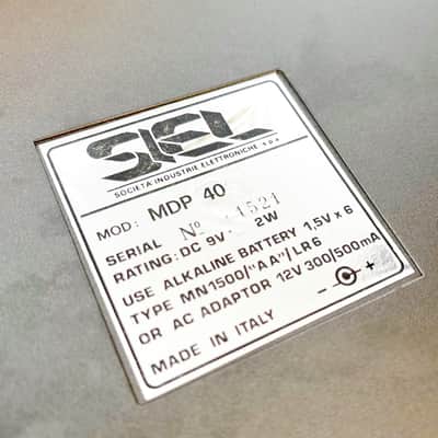 Siel MDP-40 (Italy, 1986) Italo Disco Drum Machine with MIDI! Super Rare! image 11