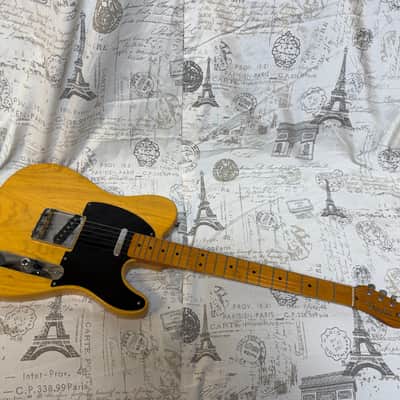 1996 Fender American Vintage Series '52 Reissue Telecaster 7lbs 11oz Butterscotch Blonde Oscar Pallares WOW!! image 7