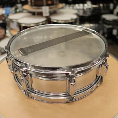 Vintage Rogers 5x14" Fullerton Era Powertone Chrome over Brass Snare Drum image 11
