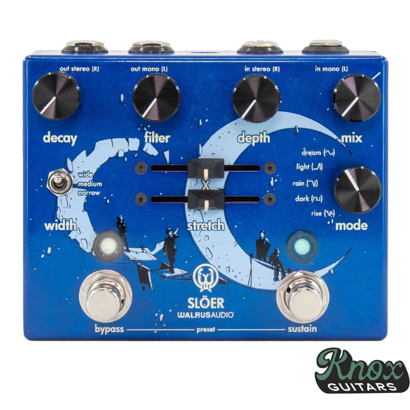 Walrus Audio Slöer Stereo Multi-Texture Reverb 2023 - Present - Lollipop Blue image 1