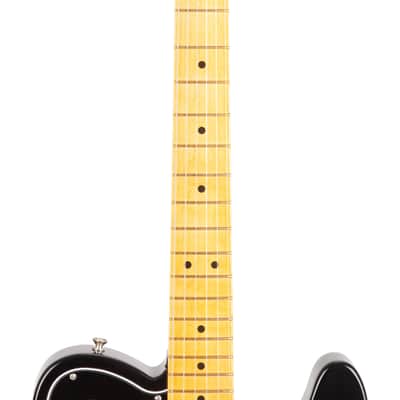 2022 Fender American Vintage II 77 Telecaster Custom Electric Guitar, Maple FB, Black, VS22XXXX image 6