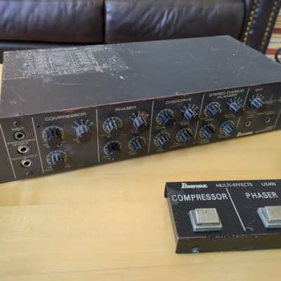 vintage Ibanez UE400 Multi-Effects rackmount FX w/ controller pedal image 2