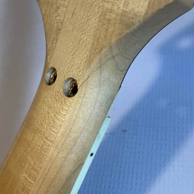 2000's Indonesian Ibanez RGR320EX Red Arctic Frost Wizard II 24 Fret Guitar Neck Floyd Ready (Locking Nut Cracks) image 19