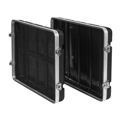 STRC-A8UT | Lightweight and Compact 8U PA DJ ABS Road Case w/ 7U Rack Space, 19” Depth, Retractable Handle, Wheels and Heavy-Duty Latches image 6