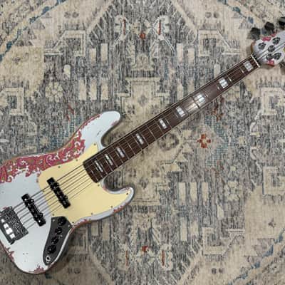 Dhatarattha DEB5 Jazz Bass 5 string - PAISLEY RELIC image 1