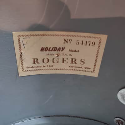 Rogers Holiday 13"(diameter)x9"(depth) Tom 1960's/70's - Black Wrap image 11
