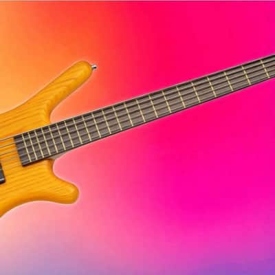 Warwick RockBass Corvette $$ 5 Honey Oil Fretted Passive MEC MM, Free Shipping, Authorized Dealer image 3