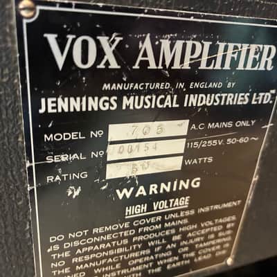 Vox UL705 5-Watt 1x10" Guitar Combo 1960 - Black image 10