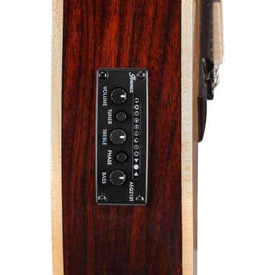 Ibanez GA Series GA34STCE Thinline Solid Top Classical Acoustic-Electric Guitar Natural image 16