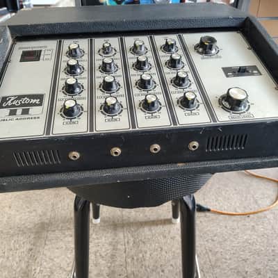 Kustom 11-PA 4 Channel Mixer 1960's-1970's - Black image 2