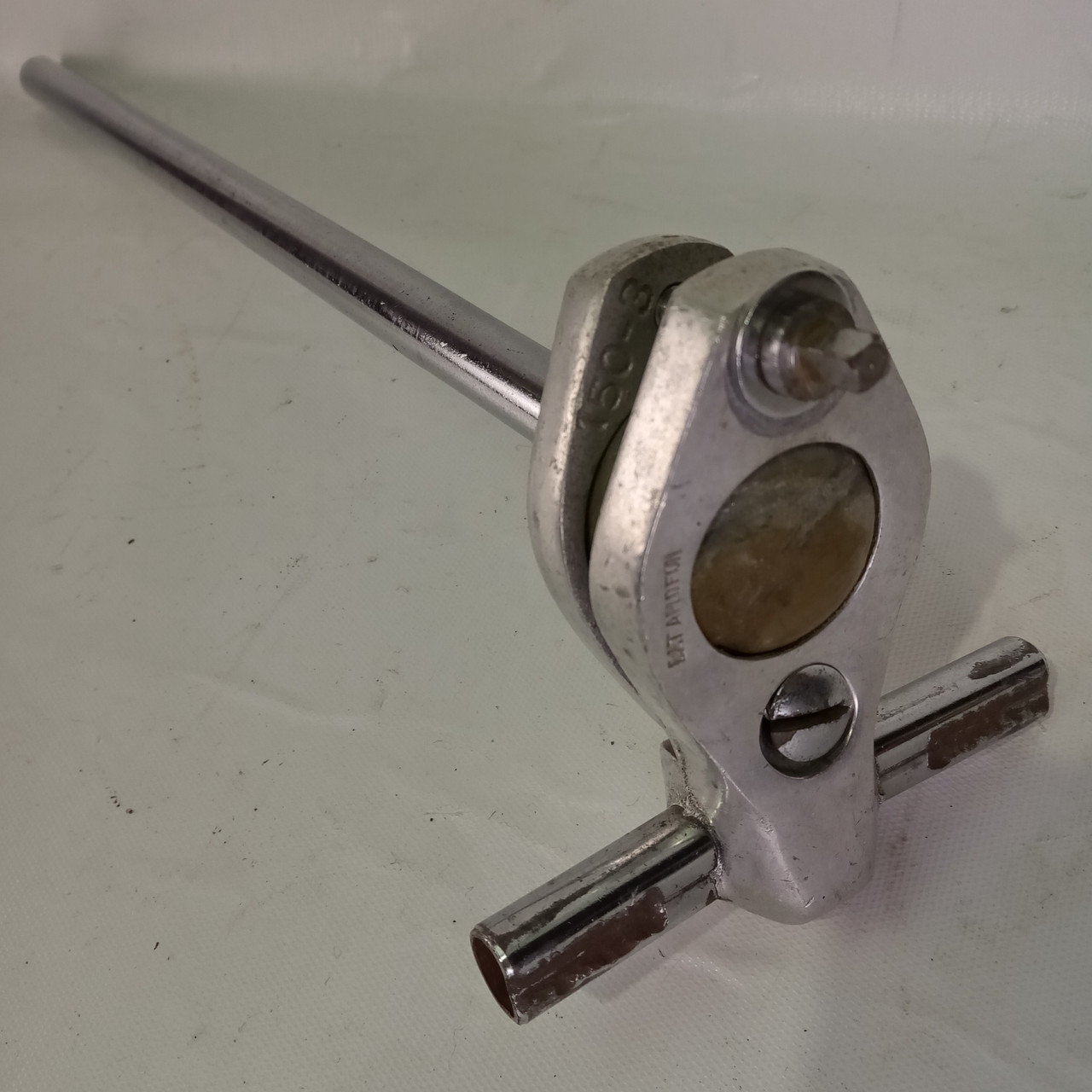 Slingerland Set-O-Matic Double-Tom Drum Arm Post Mount Vintage 60s Aluminum USA — main photograph