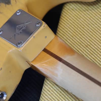 2019 Fender Custom Shop 53 Telecaster Time Machine 30th Anniversary Electric Guitar Heavy Relic Butterscotch Blonde + COA OHSC image 19