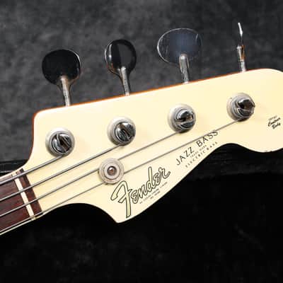 1966 Fender Jazz Bass - Olympic White Refinish image 4