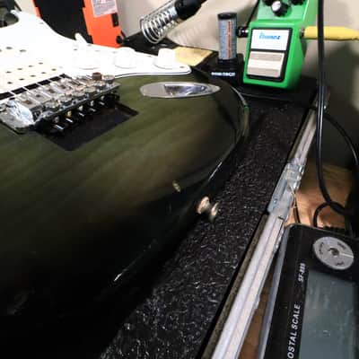 1993 Fender MIJ Stratocaster HSS Floyd Rose Blackburst image 18