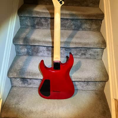 Jackson JS Series JS32TQ DKA Dinky Archtop with Amaranth Fretboard Rare Transparent Red +Bag image 3