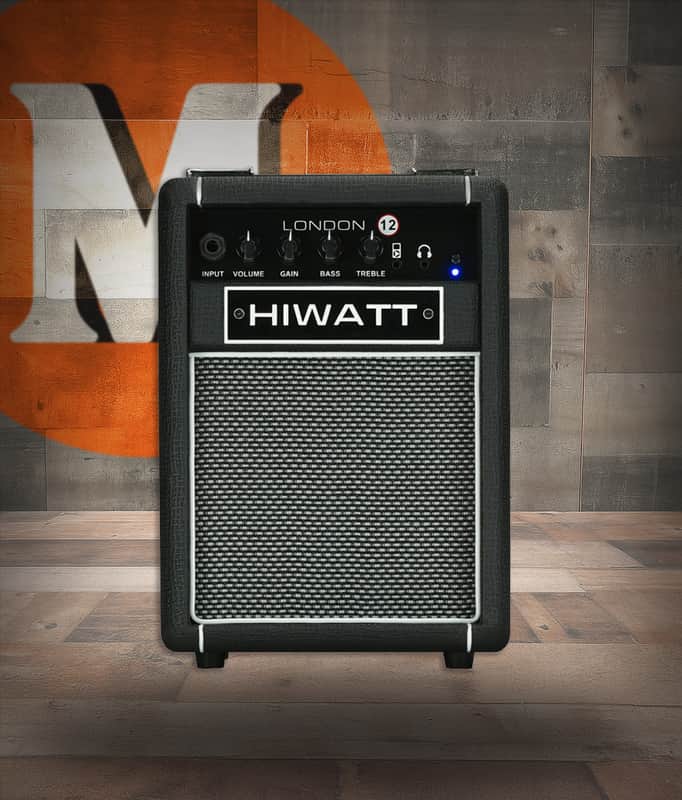 Hiwatt London 12 Combo - 12W Practice Combo w/ Bluetooth. Black (LNDNBTBKC-U) image 1